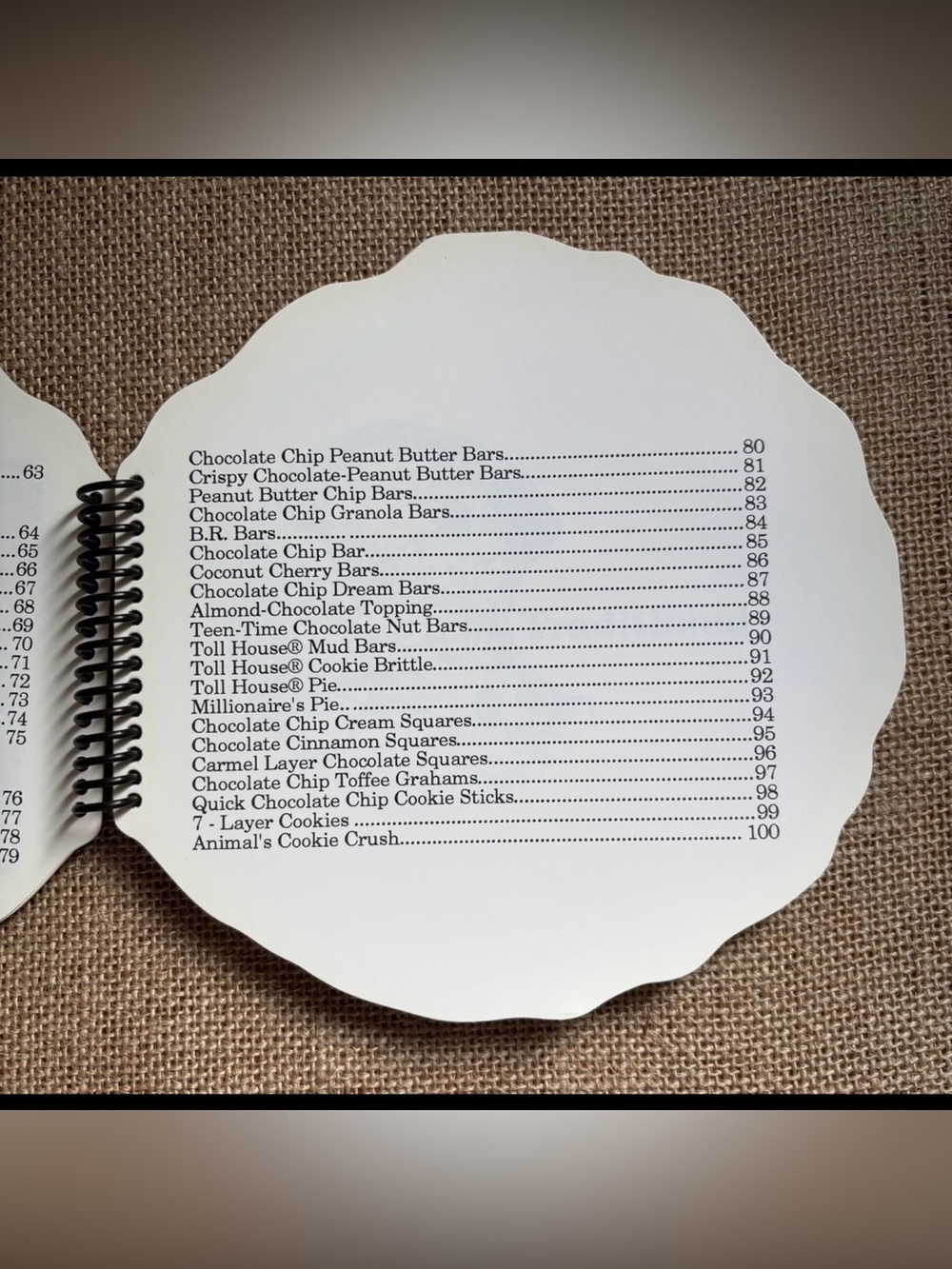 Vintage Spiral Bound Chockful O Chips Cookie Cookbook Dessert Baking Food - Picture 7 of 9